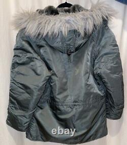 Alpha Industries Parka Extreme Cold Weather N-3B (N) Jacket Sage Green Med (lg)