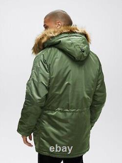 Alpha Industries Slim Fit N-3B Parka Coat Nylon 4 colors MJN31210C1