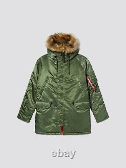 Alpha Industries Slim Fit N-3B Parka Coat Nylon 4 colors MJN31210C1