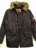Alpha Industries Slim Fit N-3b Parka Mjn31210c1 Deep Brown Winter Coat Jacket