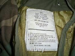 Alpha Industries US M-65 Military OG-107 Cold Weather Field Coat Jacket Vtg Med