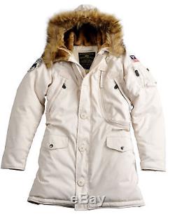 Alpha Industries Womens Ultra Warm Polar Hood Winter Jacket