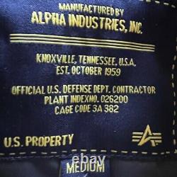 Alpha Industries jacket sherpa bomber medium