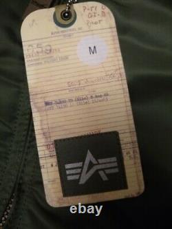Alpha Industries ma-1 vf 59 bomber flight jacket size M