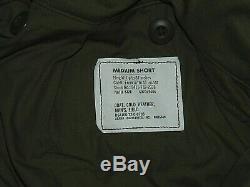 Alpha New Dead Stock Original Vintage Us Army Vietnam M65 Jacket Medium Sh 1972