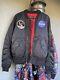 Alpha Industries Bomber Jacket Apollo Ii N Death Row Records Both Reversible