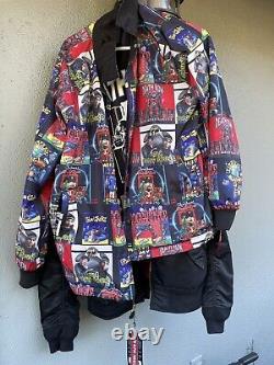 Alpha industries bomber jacket Apollo II N Death Row Records Both Reversible