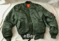 Alpha industries bomber jacket Medium Khaki never worn no tags