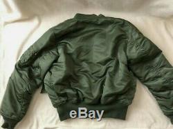 Alpha industries bomber jacket Medium Khaki never worn no tags