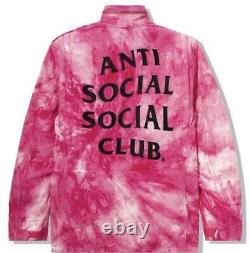 Antisocial social club X? Alpha Industries m65 jacket size medium pink NEW