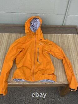 Arc'teryx Alpha FL Gore-Tex PRO Waterproof Jacket Men's Size M Beacon Orange