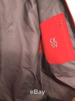 Arc'teryx Alpha SV Gore-Tex Pro Jacket Men's Medium- Magma (Red)