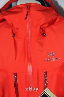 Arc'teryx Alpha SV Gore-Tex Pro Jacket Women's Medium M Cardinal (Red) NEW