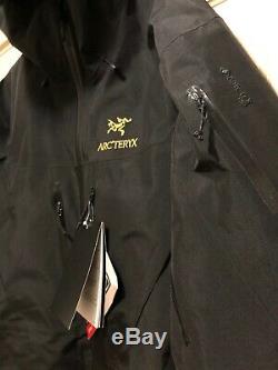 Arc'teryx Alpha SV Gore-Tex Pro Men's Jacket Medium 24K Black Made in CANADA