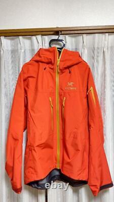 Arc'teryx Alpha SV Jacket 30th Anniversary Model Men's M Size Orange Zip-up