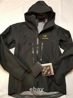 Arc'teryx Alpha SV Jacket Men's Medium 24K Black 18082 New with Tags