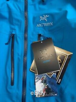 Arc'teryx Alpha SV Jacket Men's Medium Adriatic Blue New With Tags