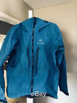 Arc'teryx Alpha SV Jacket Mens Medium Blue Gore-Tex Ski, Snow, Climbing