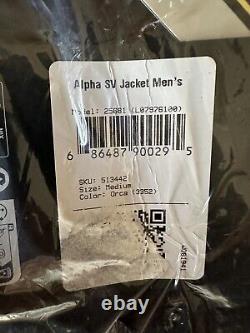 Arc'teryx Alpha SV Jacket Orca Color Men's Medium Brand New Deadstock
