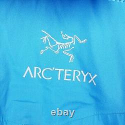 Arc'teryx Women's Alpha FL GORETEX Hooded Jacket Medium M Blue Colorblock