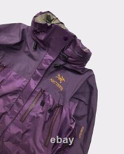 Arcteryx 1990s Rare Theta LT Gore-Tex Shell Jacket Purple Alpha Beta SV AR SL