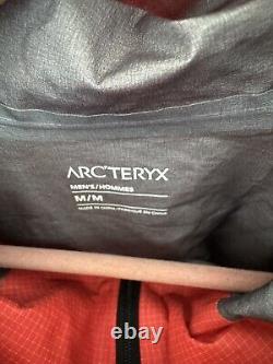 Arcteryx Alpha SL Anorak Men's Medium Gore-Tex Orange/Red Shell Hadron Rare 3L