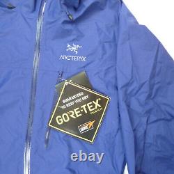 Arcteryx Alpha SL Mens Jacket Triton GORE-TEX Waterproof Breathable Blue Medium