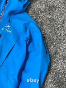 Arcteryx Alpha SV Jacket Coat Windbreaker Medium Blue
