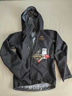 Arcteryx Alpha SV Jacket Mens Medium 24K Black 2020/2021 GORE-TEX PRO
