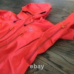 Arcteryx Alpha SV Jacket Mens Medium Trail Blaze Orange Jacket 2020 NWT $799