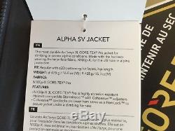 Arcteryx Alpha SV Jacket Mens NWT Medium, Pilot (Gray / Off Black)