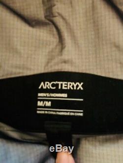 Arcteryx Alpha SV Jacket Mens Size Medium 24K Black