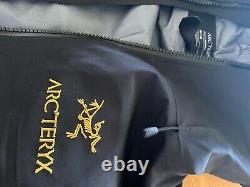 Arcteryx Alpha SV Mens Jacket Medium Black 24k Gold NWT New