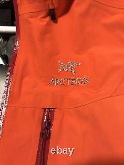 Arcteryx Ascent Alpha SL womens Jacket Medium Mango Tango Model 15180 NWT