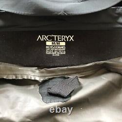 Arcteryx Beta SL Black/Blue Gore-Tex Jacket Medium Mens Alpha Beta SV AR LT
