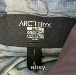 Arcteryx Gore-Tex Pro Alpha AR hard shell Jacket Womens Medium Violet Wine EUC