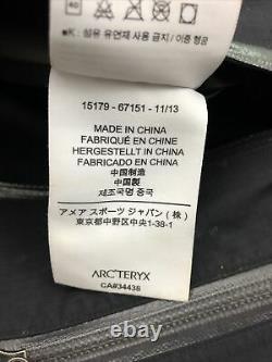 Arcteryx Mens Alpha SL Black Full Zip Shell Jacket Size Medium