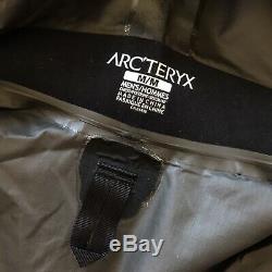 Arcteryx Zeta LT Gore-Tex Shell Jacket Size Medium Grey Alpha Beta Sv Ar Sl