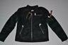 Authentic Alpha Industries Mens Machina Biker Flight Jacket Black All Sizes New
