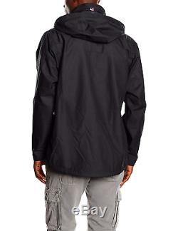 Berghaus Men's RG Alpha Waterproof Jacket Outdoor Hooded Coat Black, Medium