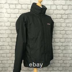Berghaus Mens Uk M Rg Alpha Black Shell Coat Jacket Outerwear Outdoor Rrp£110 Ad