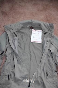 Beyond Clothing PCU Level 5 Glacier Jacket Alpha Green Mas Grey Medium