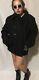 Black Pea Coat Navy Wool Jacket By Alpha Industries Inc. Size Medium New $288