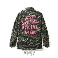 Brand New Authentic Anti Social Club Assc Ss18 Alpha Tiger Jacket Size Medium