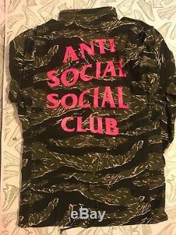 Brand New Authentic Anti Social Club Assc Ss18 Alpha Tiger Jacket Size Medium
