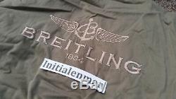 Breitling HOODED PILOT jacket MEDIUM vintage ALPHA INDUSTRIES M NEW WITH TAGS