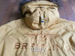 Breitling Novelty Alpha Industries Hoodie Coat Jacket Yellow Size M Japan F/S