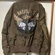 Breitling X Alpha Industries Military Flight Bomber Jacket Brown Size M New