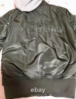 Breitling x Alpha MA-1 Jacket New Unused Rare Novelty Size M