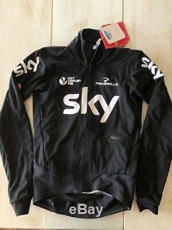 Castelli Alpha Ros Jacket Mens Team Sky Issue Thomas Froome Tour MEDIUM